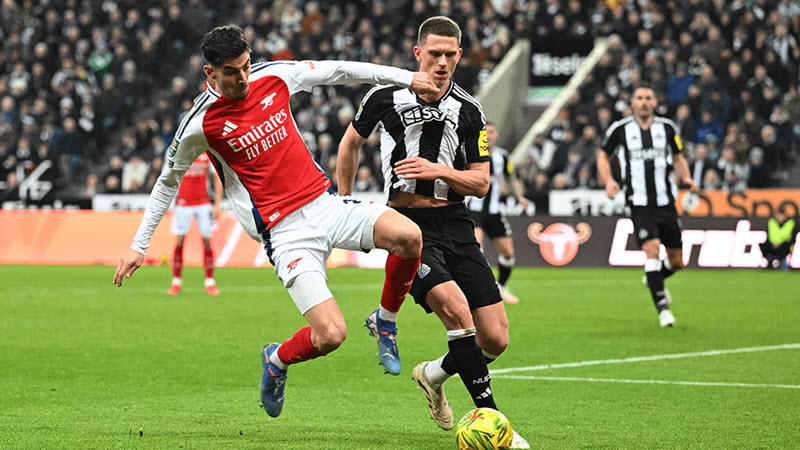 soi kèo Arsenal vs Newcastle United