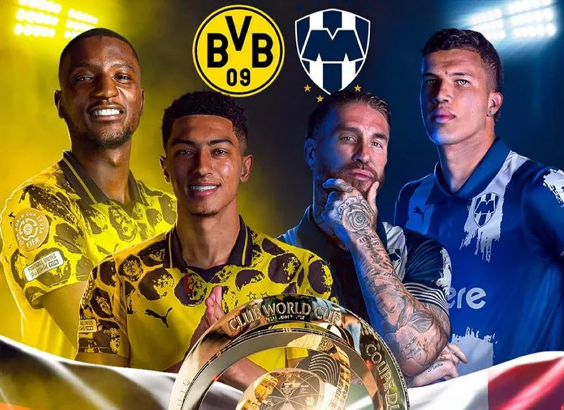 soi kèo Dortmund vs Monterrey